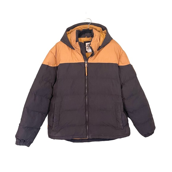 Timberland Men's Black DWR Welch Mountain Utility Hooded Puffer Jacket Size XL
